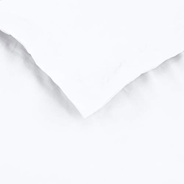 Amazon Basics Lightweight Duvet Cover Set, King Size, White