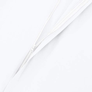 Amazon Basics Lightweight Duvet Cover Set, King Size, White