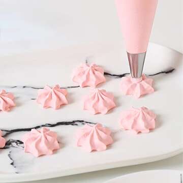 LABOTA 200PCS Disposable Piping Bags for Cake Decorating
