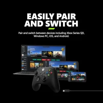 Xbox Wireless Gaming Controller with USB-C Cable for All Platforms