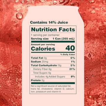 OLIPOP Strawberry Vanilla Prebiotic Soda Pack of 12