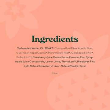 OLIPOP Strawberry Vanilla Prebiotic Soda Pack of 12