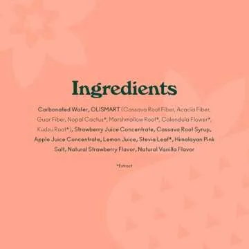 OLIPOP Strawberry Vanilla Prebiotic Soda Pack of 12