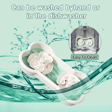 Slow Feeder Dog Bowls, Anti-Choking & Non Slip Interactive Dog Slow Feeding Bowls for Dry/Wet/Raw Food, Bloat Stop Dog Slow Feeder Bowl, Maze Puzzle Feeder, Slow Eating Dog Bowl for Large Breed Dogs