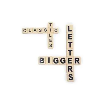 Bananagrams Big Letters: Fun Family Word Game with Large Tiles