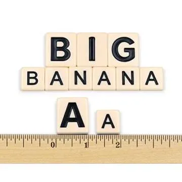 Bananagrams Big Letters: Fun Family Word Game with Large Tiles