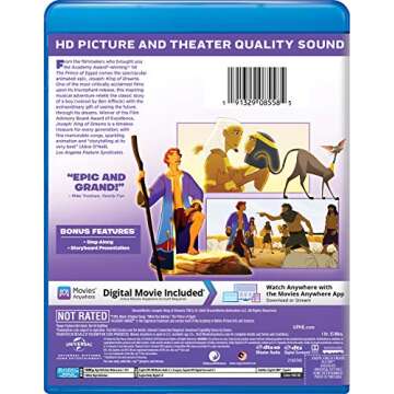 Joseph: King of Dreams [Blu-ray] - A Timeless Classic