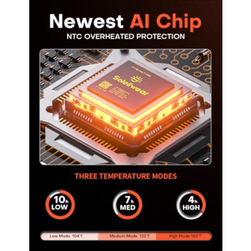 Soleilwear Heated Vest with 9 Heating Zones for Men