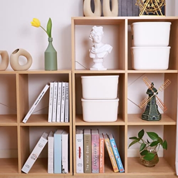 Citylife 4 Pack Stackable Storage Bins with Lids