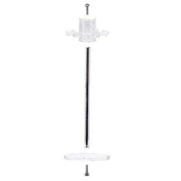 Isaac Jacobs Acrylic Necklace Holder with 12 Hooks