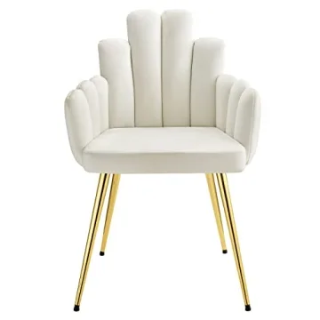 Elegant Modway Viceroy Dining Chairs, Gold White