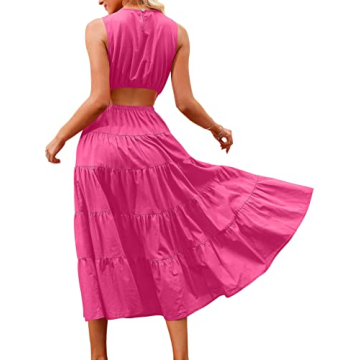 Stylish ANRABESS Women's Maxi Dress with Pockets