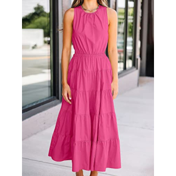 Stylish ANRABESS Women's Maxi Dress with Pockets