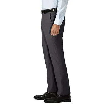Slim Fit Charcoal Dress Pants for Modern Men - J.M. Haggar