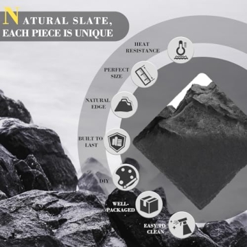 Stylish Slate Coasters with Holder for All Occasions