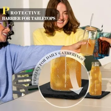 Stylish Slate Coasters with Holder for All Occasions