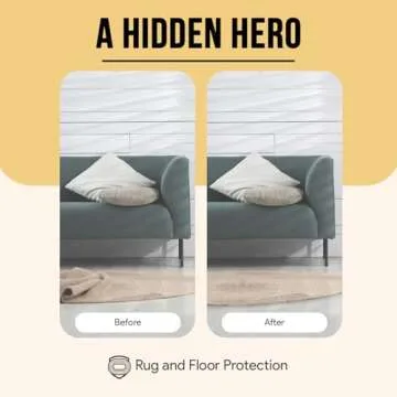 Non Slip Rug Pad 2x10 Feet for Maximum Grip and Comfort