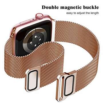 Geoumy Magnetic Bands for Apple Watch - Stylish & Comfortable