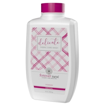 Forever New Granular Detergent Powder - Delicate Laundry Care for Fabric Lifespan, Original Scent 32...