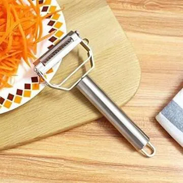 AnGeer Potato Peeler,Peelers for Kitchen,Vegetable Peeler,Stainless Steel Peeler and Y Peeler,Julienne Peeler, Carrot Peeler, Potato Peelers,Vegetable Peelers for Kitchen