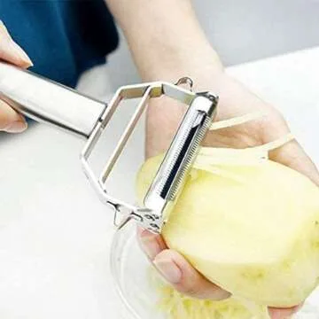 AnGeer Potato Peeler,Peelers for Kitchen,Vegetable Peeler,Stainless Steel Peeler and Y Peeler,Julienne Peeler, Carrot Peeler, Potato Peelers,Vegetable Peelers for Kitchen