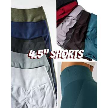 Danysu Seamless Scrunch Butt Shorts for Women