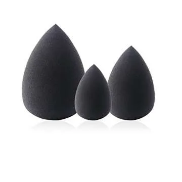 EmaxDesign 3 Pieces Makeup Blender Sponge Set, Foundation Blending Blush Concealer Eye Face Powder Cream Cosmetics Beauty Make up Sponges