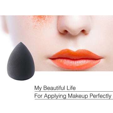 EmaxDesign 3 Pieces Makeup Blender Sponge Set, Foundation Blending Blush Concealer Eye Face Powder Cream Cosmetics Beauty Make up Sponges