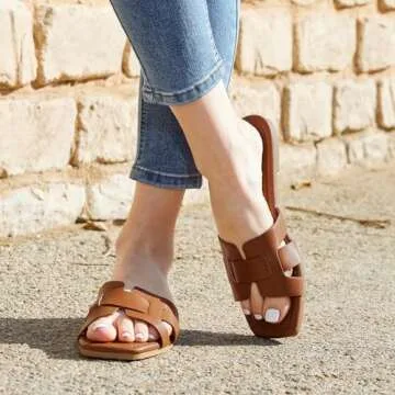 Stylish Summer Comfort with Putu Women's Flat Sandals