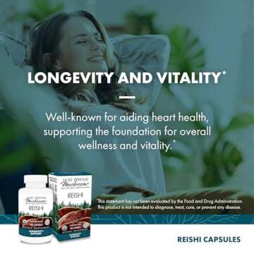 Host Defense Reishi Capsules - Heart & Immune Health Support Supplement - Mushroom Supplement to Support Energy & Vitality - Reishi Supplement to Aid Overall Well-Being - 120 Capsules (60 Servings)*