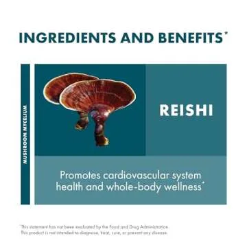 Host Defense Reishi Capsules for Immune & Energy Support