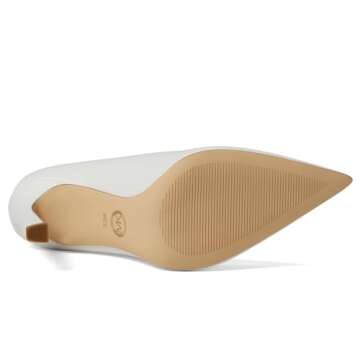 Michael Kors Women's Amara Pump, Optic White 1, 8.5