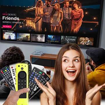 Covers for Alexa Voice Remote for Fire TV Stick 4K, Fire TV Stick, Fire TV Shockproof Protective Sil...