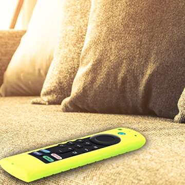 Covers for Alexa Voice Remote for Fire TV Stick 4K, Fire TV Stick, Fire TV Shockproof Protective Silicone Case - Glow in The Dark