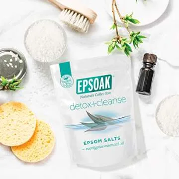 Epsoak Epsom Salt 2 lbs - Detox + Cleanse Bath Salts