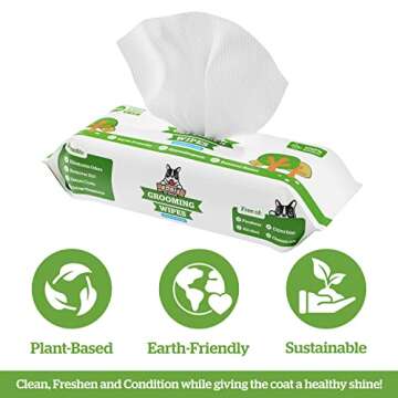 Pogi's Grooming Wipes Home & Travel Bundle - 100-Count Grooming Wipes for Home and 240-Count Packs f...