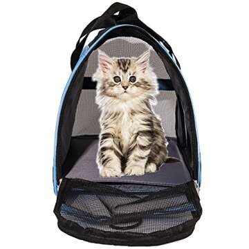 MuchL Pet Carrier Cat Cattier Soft-Sided Carriers for Cat Carriers Dog Carrier for Small Medium Cats...