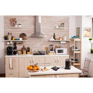 nambe Breeze Napkin Holder | Tabletop Napkin Tray for Parties, Weddings, and Events | Made of Acacia Wood and Stainless Steel | Measures at 9" x 7.5" x 3" | Designed by Neil Cohen