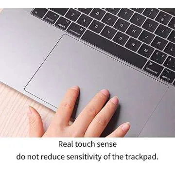 2PCS MacBook Pro 14 Trackpad Protector Cover for 2024 2023 2022 2021 M4 M3 M2 M1 Pro/Max MacBook Pro 14 inch A3401 A3112 A3185 A2442 A2779 A2918 A2992 Clear Anti Scratch Touchpad Skin Accessories