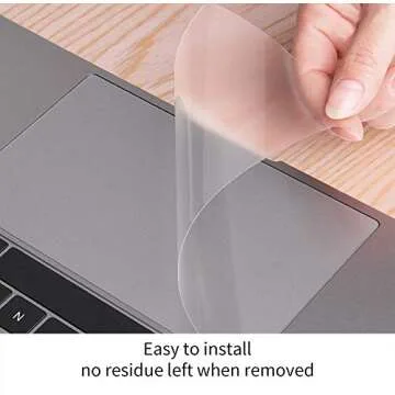 2PCS MacBook Pro 14 Trackpad Protector Cover for 2024 2023 2022 2021 M4 M3 M2 M1 Pro/Max MacBook Pro 14 inch A3401 A3112 A3185 A2442 A2779 A2918 A2992 Clear Anti Scratch Touchpad Skin Accessories