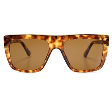 SOJOS Classic Flat Top Sunglasses for Men Women  UV400