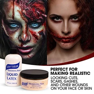 Graftobian Liquid Latex SFX Makeup Bundle for Unique Effects