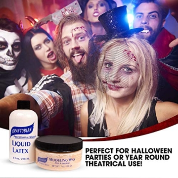 Graftobian Liquid Latex SFX Makeup Bundle for Unique Effects