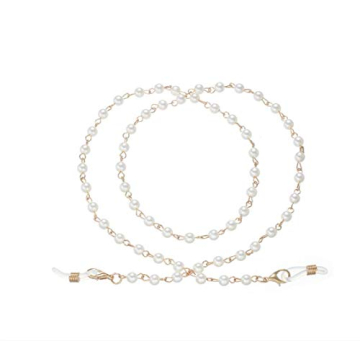 Sither Pearl Sunglasses Chain Reading Glasses Chain Strap Necklace for Women