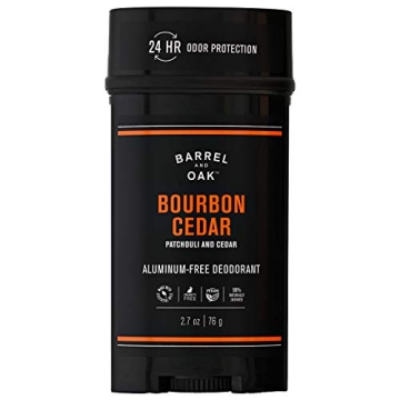 Barrel and Oak Aluminum-Free Deodorant - Eco-Friendly Scent for Men, 24-Hour Odor Control, Gentle on...