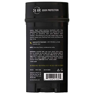 Barrel & Oak Aluminum-Free Deodorant for Men 24-Hour Protection