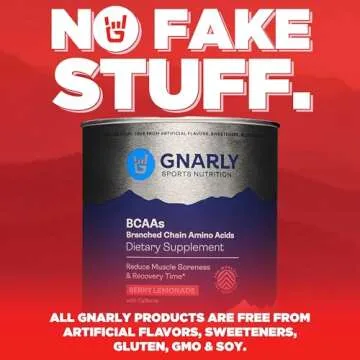 Gnarly Nutrition BCAA Powder - Berry Lemonade Pre-Workout