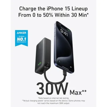 Anker Nano Power Bank 10,000mAh Portable Charger