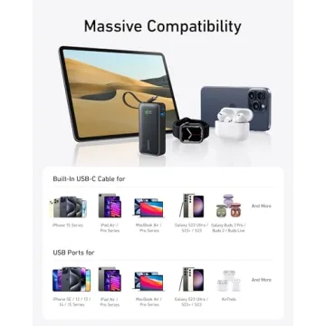 Anker Nano Power Bank 10,000mAh Portable Charger