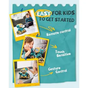 Holyton Robot Toys for Kids – Rechargeable RC Robot K103